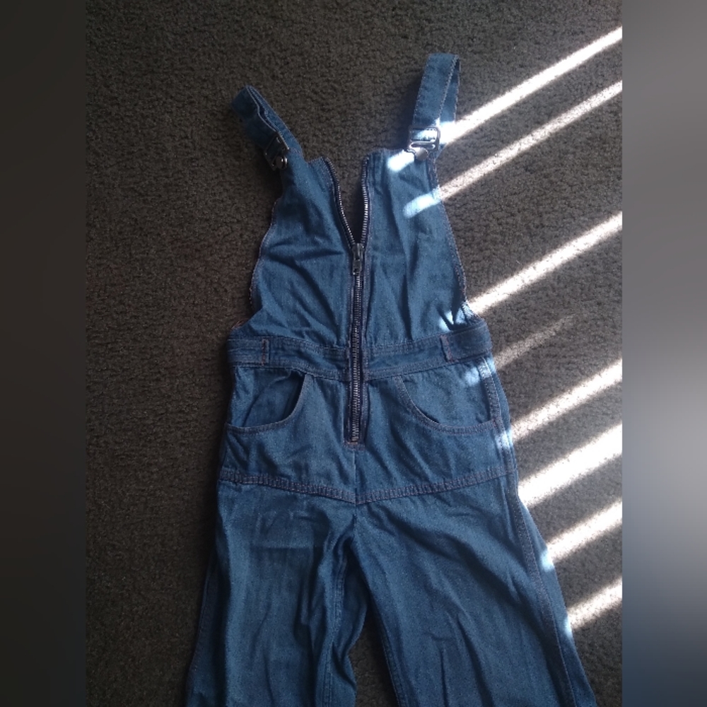 Vintage hang ten bell bottom overalls